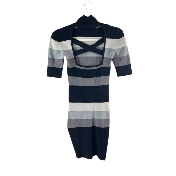 Bebe Striped Bodycon Dress - Picture 5 of 6